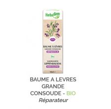 Herbalgem -  BAUME A LEVRES GRANDE CONSOUDE - BIO - 30 ml