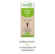 Herbalgem -  SUREAU NOIR - BIO Le bourgeon de l'élimination Gemmothérapie concentré - 30 ml