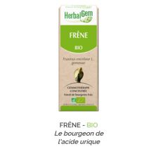 Herbalgem -  FRÊNE - BIO Le bourgeon de l'acide urique Gemmothérapie concentré - 30 ml
