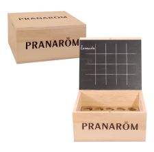 Pranarôm - Mini-Aromathèque 20 Huiles Essentielles - Boite vide en Bois