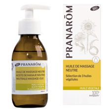 Pranarôm - Huile de massage neutre BIO (Eco) - 100 ml