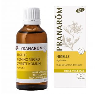 Pranarôm - Huile Végétale Bio - Nigelle - Nigella sativa - 50 ml