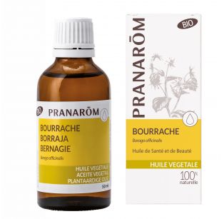 Pranarôm - Huile Végétale Vierge - Bourrache - Borago officinalis - 50 ml