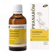 Pranarôm - Huile de macération Bio - Calendula - Calendula officinalis - 50 ml