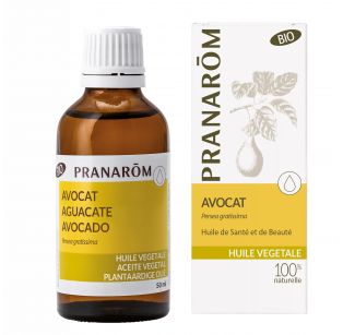 Pranarôm - Huile Végétale Bio - Avocat - Persea gratissima - 50 ml