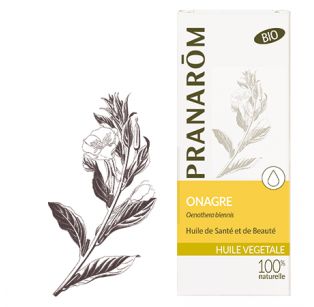 Pranarôm - Huile Végétale Bio - Onagre - Oenothera biennis - 50 ml