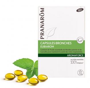 Pranarôm - Aromaforce Capsules Bronches Bio - 30 capsules