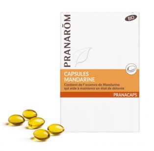 Pranarôm - Pranacaps Mandarine Détente - 30 Capsules