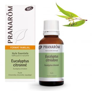 Pranarôm - Huile Essentielle Bio Eucalyptus citronné - feuille - 30 ml